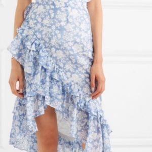 Loveshackfancy midi skirt ruffle floral